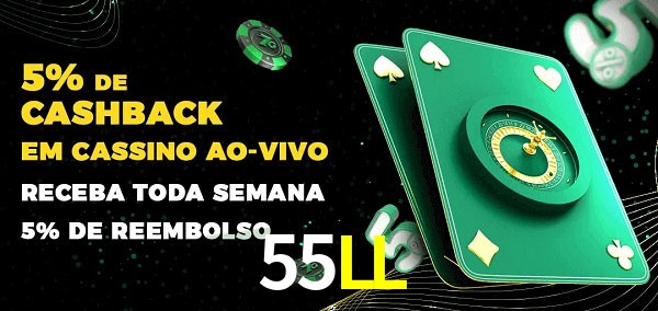 Promoções do cassino ao Vivo 55LL